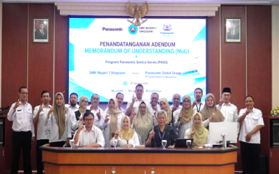 SMKN 1 Singosari Gandeng Panasonic, Perkuat Teaching Factory Jurusan Teknik Instalasi Tenaga Listrik